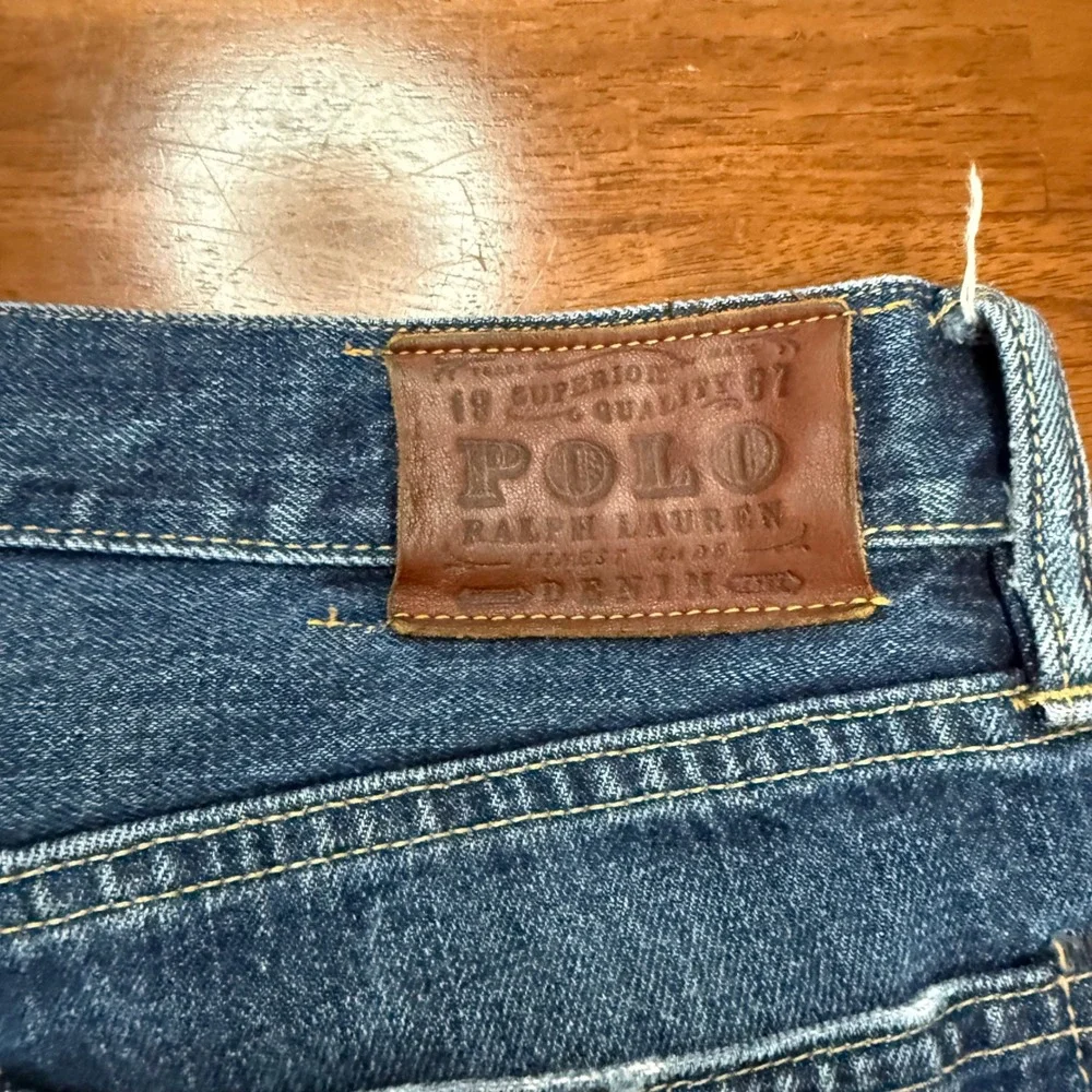 Polo Ralph Lauren Jeans Mens 36x30 Blue Medium Wash Straight Leg 100%‎ Cotton